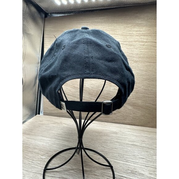 Rustek Newport 100% Hemp Strap Back Hat Charcoal Black - Picture 3 of 6